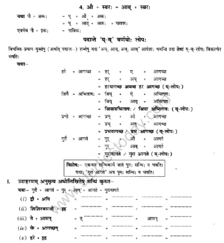 NCERT-Solutions-Class-10-Sanskrit-Chapter-1-Sandhi-1