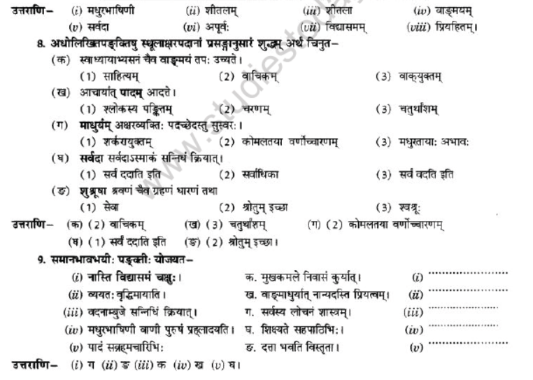 NCERT-Solutions-Class-10-Sanskrit-Chapter-1-Vadmay-Tap-27