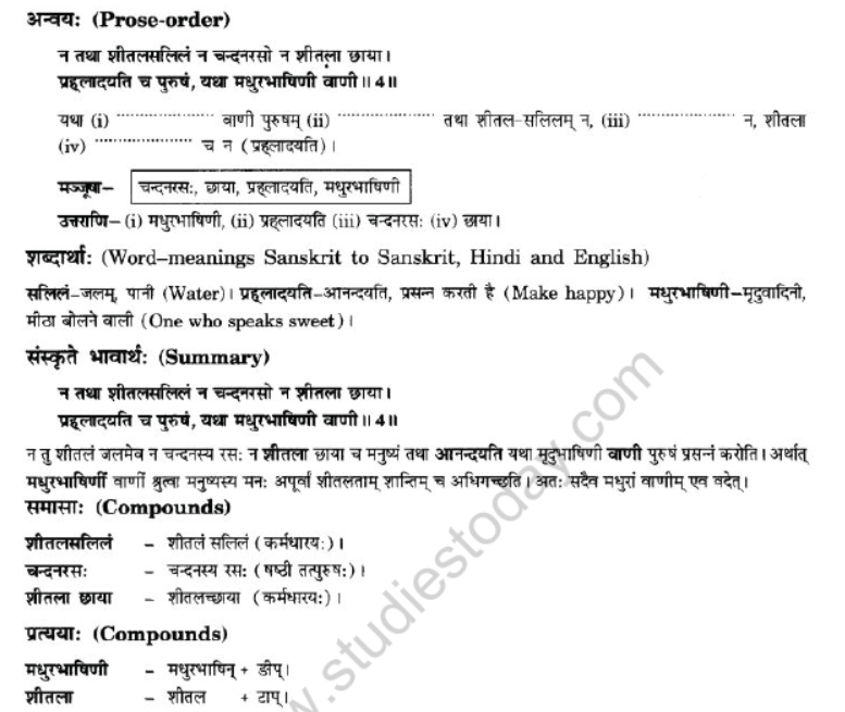 NCERT-Solutions-Class-10-Sanskrit-Chapter-1-Vadmay-Tap-7