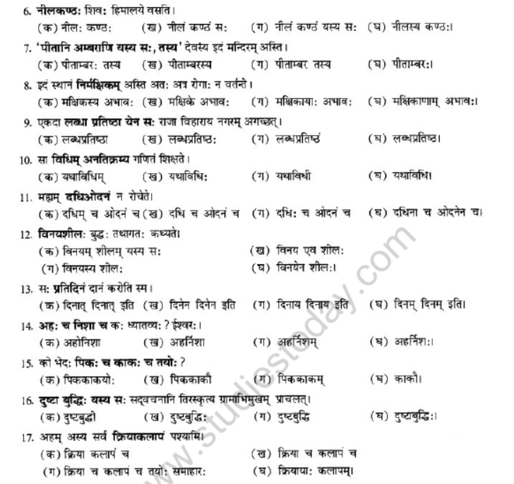 NCERT-Solutions-Class-10-Sanskrit-Chapter-3-Samasa-37