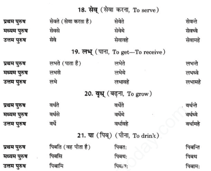 ncert-solution-class-9-sanskrit-chapter-6-vartmankal