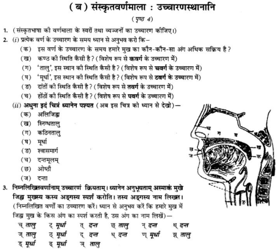 ncert-solutions-class-9-sanskrit-chapter-1-sanskritvarnmala ucharan