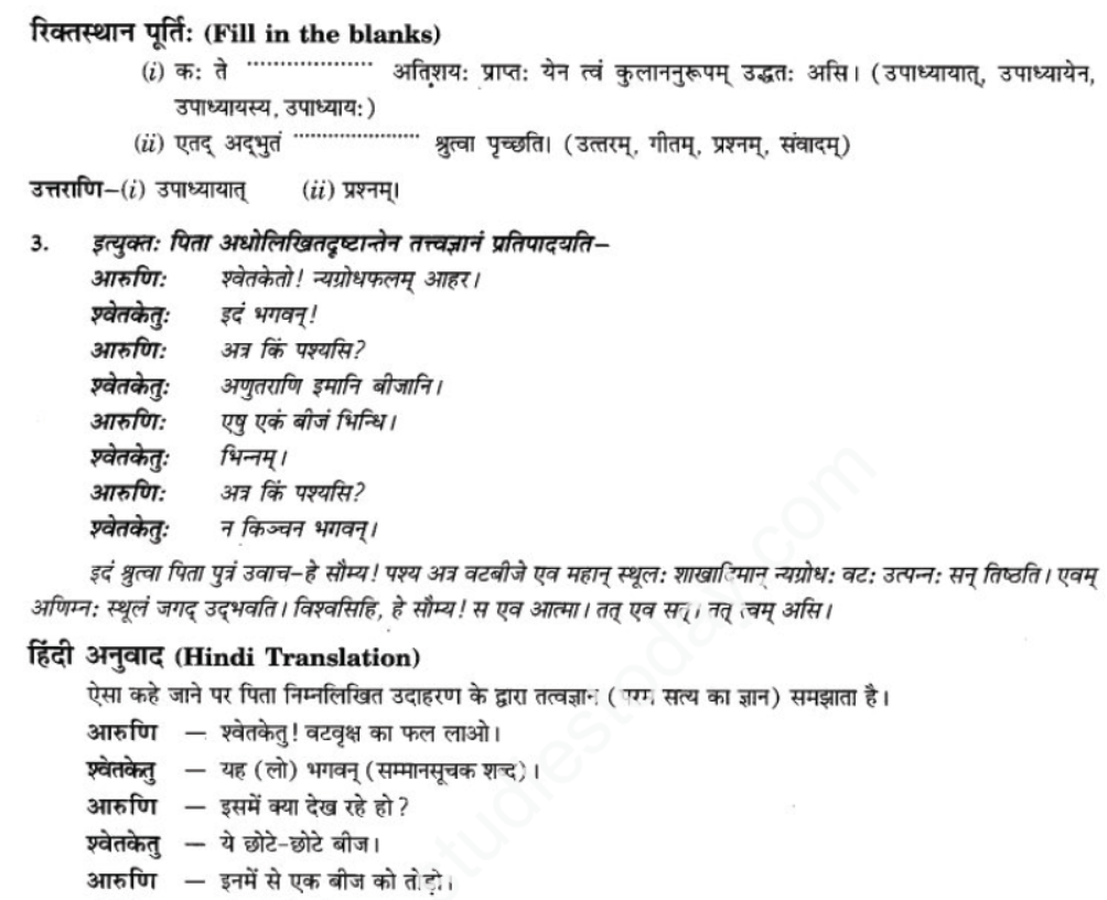 ncert-solutions-class-9-sanskrit-chapter-1-tat-tvam-asi