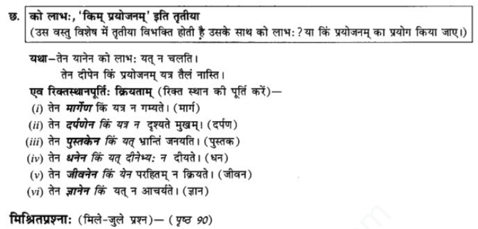 ncert-solutions-class-9-sanskrit-chapter-12-karan-karak-prayoga