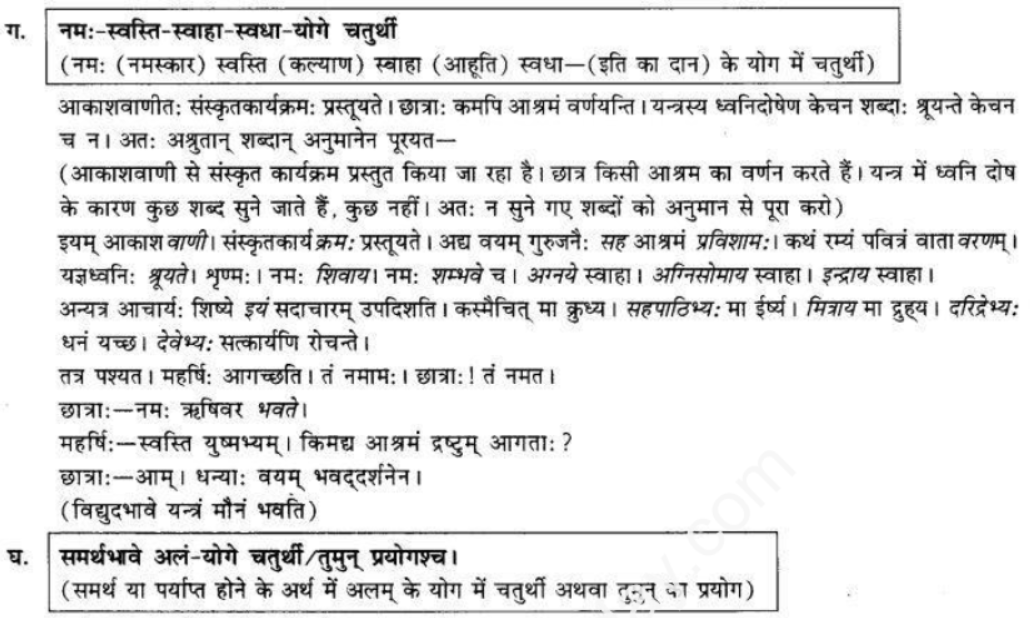 ncert-solutions-class-9-sanskrit-chapter-13-sampradan-karak-pryoga