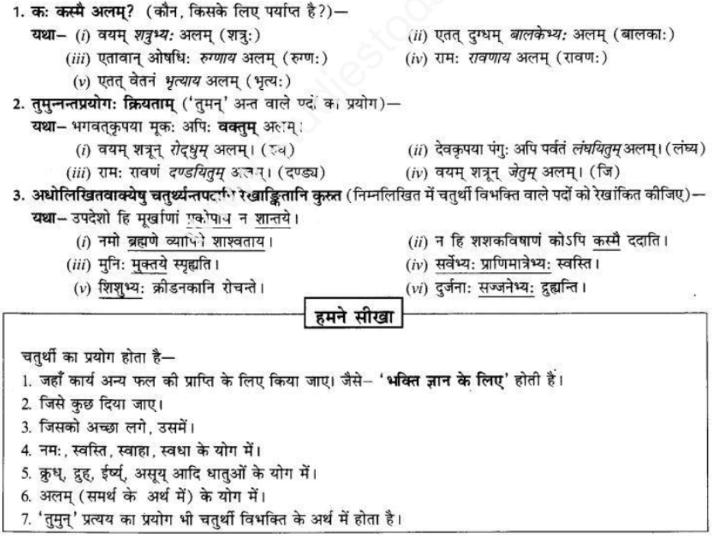 ncert-solutions-class-9-sanskrit-chapter-13-sampradan-karak-pryoga