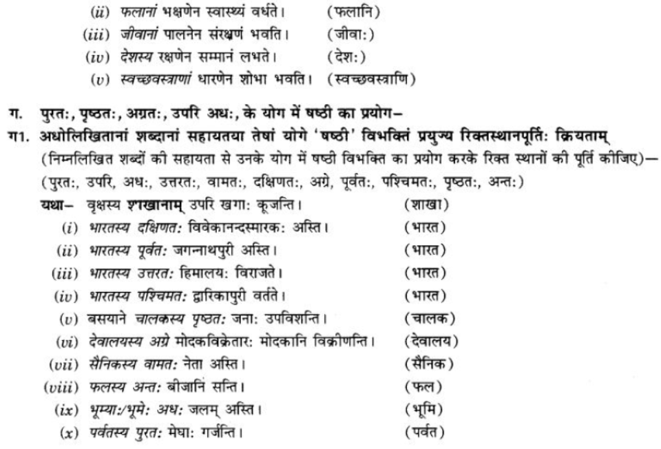 ncert-solutions-class-9-sanskrit-chapter-15-sambandh-karak-prayoga