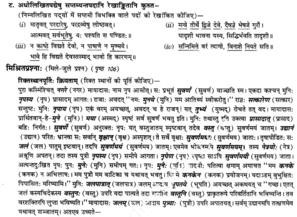 ncert-solutions-class-9-sanskrit-chapter-16-adhikaran-karak-prayoga