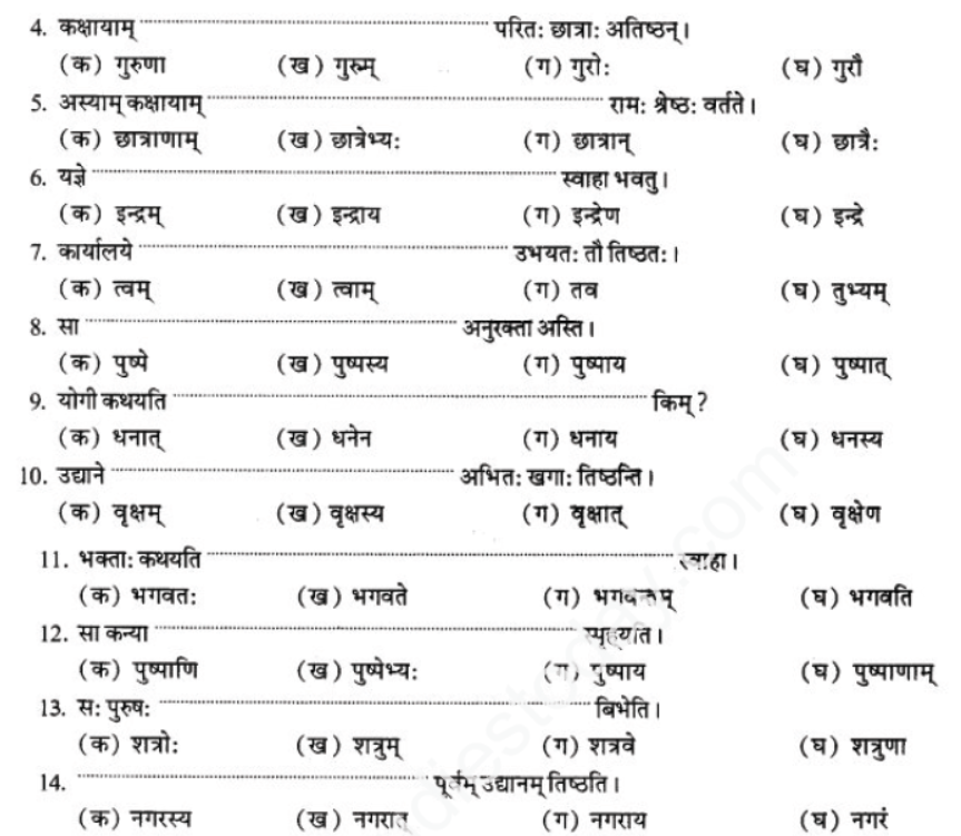 ncert-solutions-class-9-sanskrit-chapter-16-adhikaran-karak-prayoga