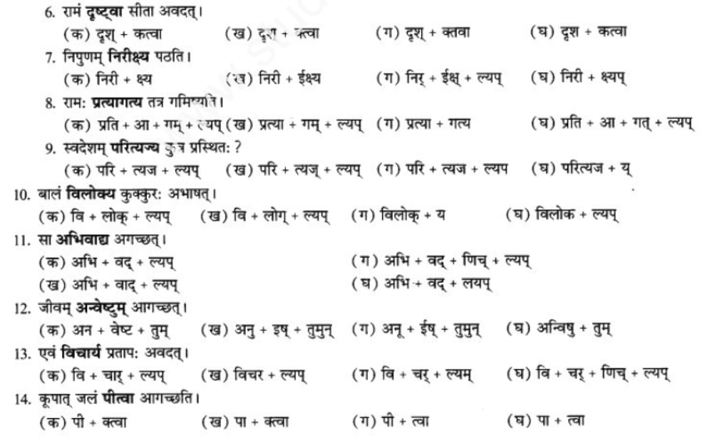 ncert-solutions-class-9-sanskrit-chapter-17-trman-ktva-layap-prtyayana-prayog