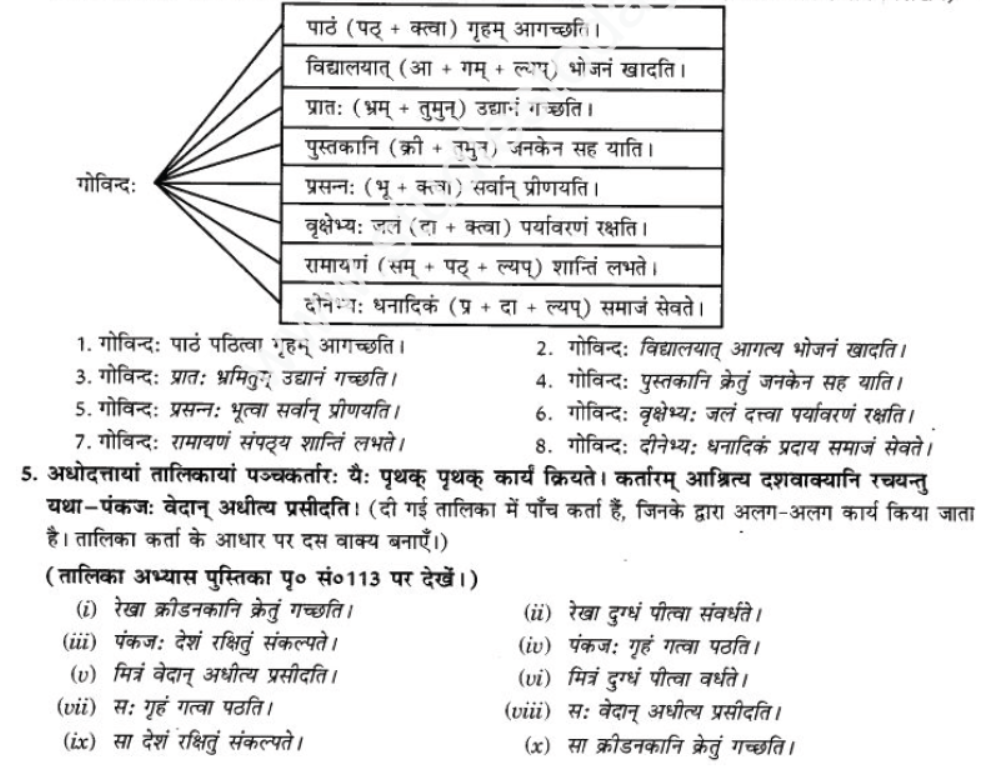 ncert-solutions-class-9-sanskrit-chapter-17-trman-ktva-layap-prtyayana-prayog