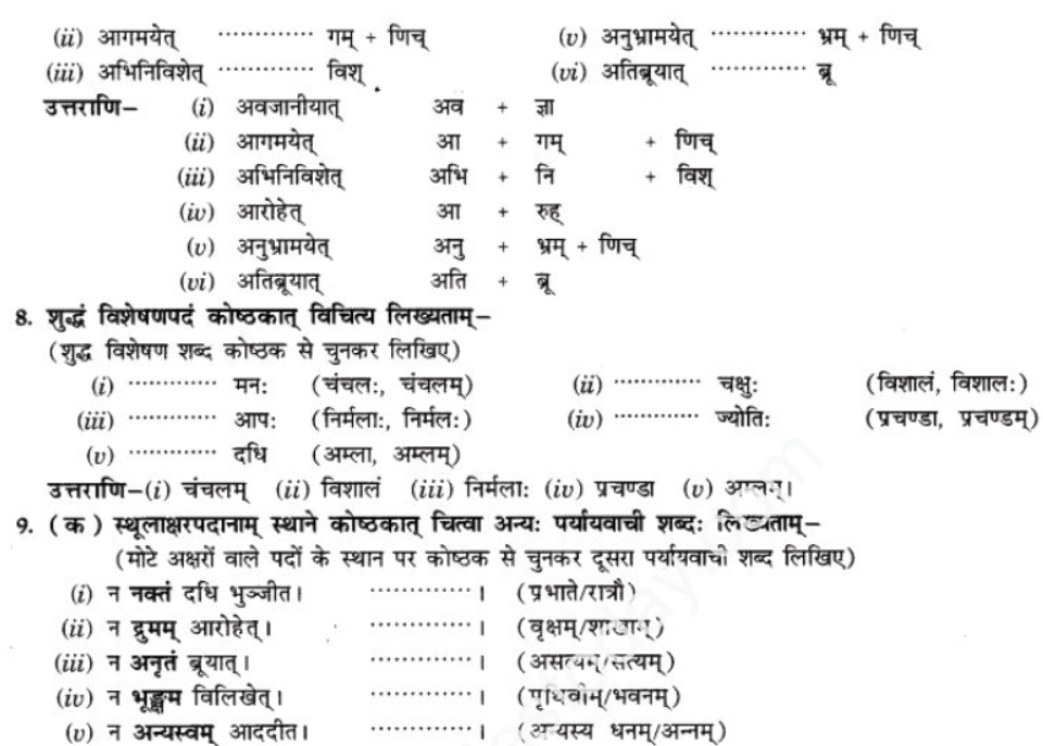 ncert-solutions-class-9-sanskrit-chapter-4-svasthyavritam