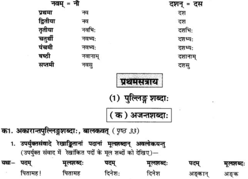 ncert-solutions-class-9-sanskrit-chapter-5-ajantshabda-halantshabda-sarvnamshabda