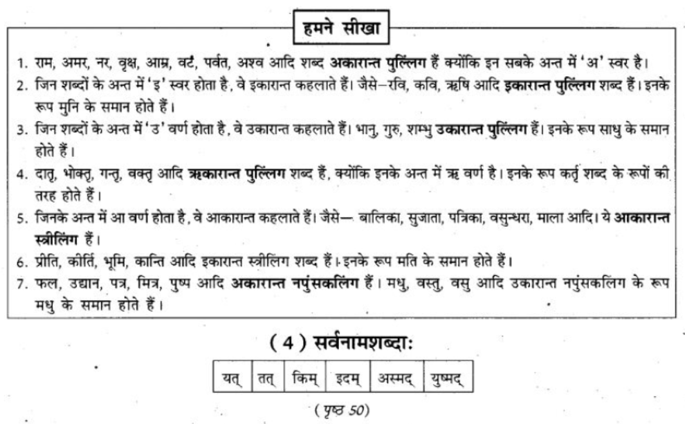 ncert-solutions-class-9-sanskrit-chapter-5-ajantshabda-halantshabda-sarvnamshabda