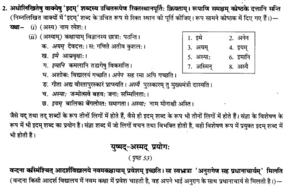 ncert-solutions-class-9-sanskrit-chapter-5-ajantshabda-halantshabda-sarvnamshabda