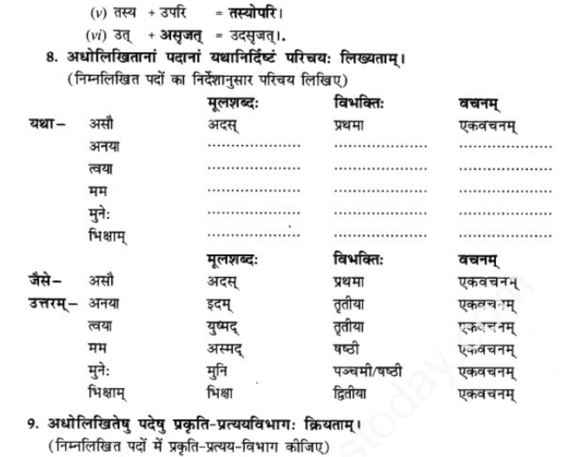 ncert-solutions-class-9-sanskrit-chapter-8-karmna-yati-sasidinam