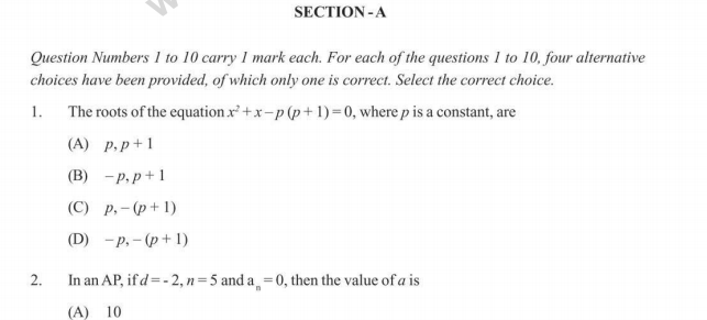 Class_10_Mathematics_Question_Paper