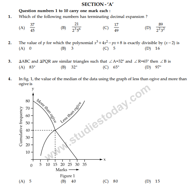 Class_10_Mathematics_Question_Paper