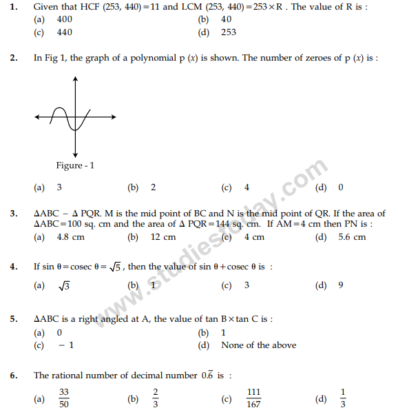 Class_10_Mathematics_Question_Paper