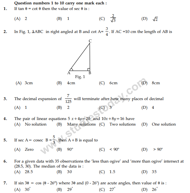 Class_10_Mathematics_Question_Paper