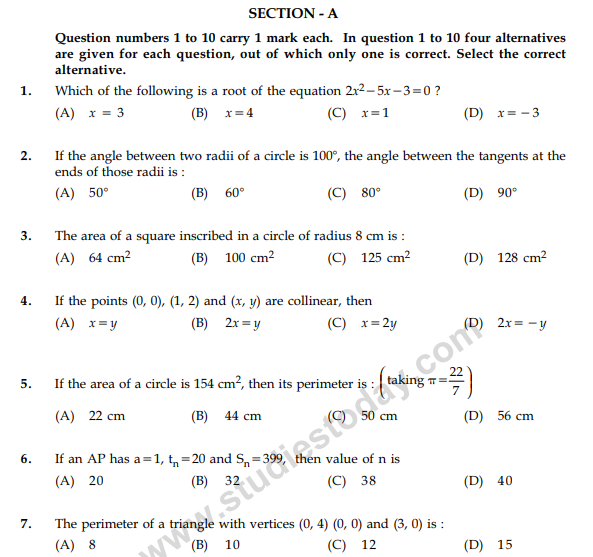 Class_10_Mathematics_Question_Paper