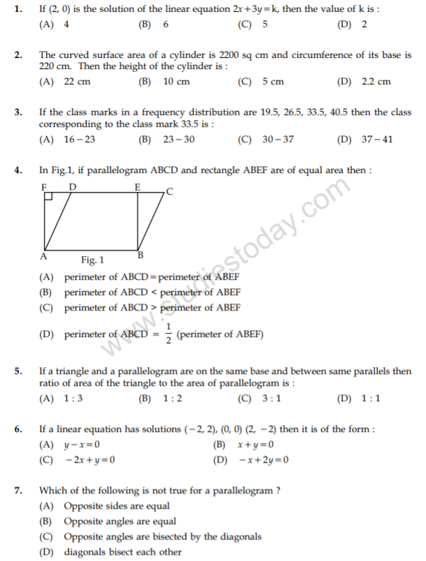 class_9_Maths_Question_paper_1