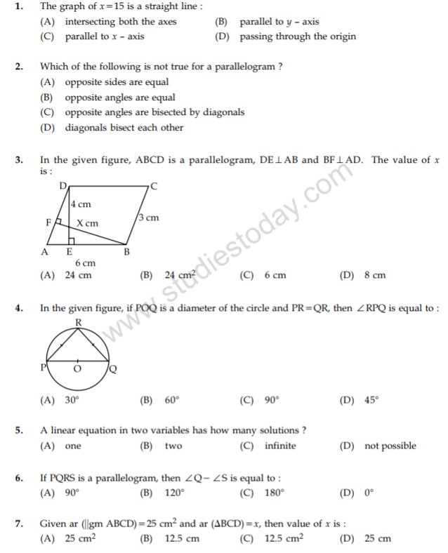 class_9_Maths_Question_paper_20