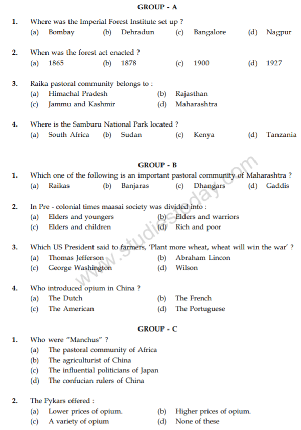 class_9_Social_Science_Questions_paper_37