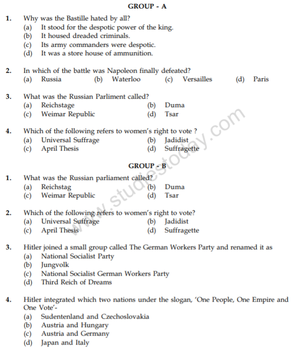 class_9_Social_Science_Questions_paper_72