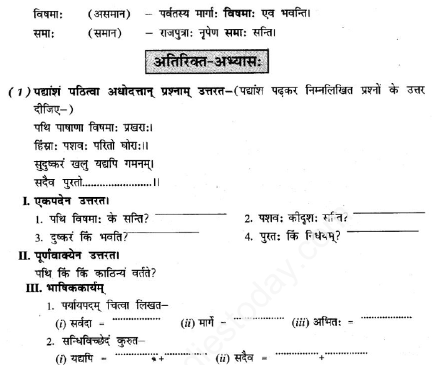 ncert-solutions-class-8-sanskrit-chapter-4-sadev-purto-nidehi-charnam