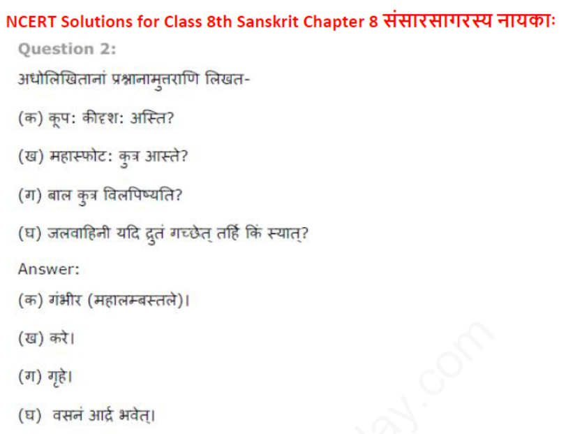 ncert-solutions-class-8-sanskrit-chapter-8-sansarsagarrsay-nayka