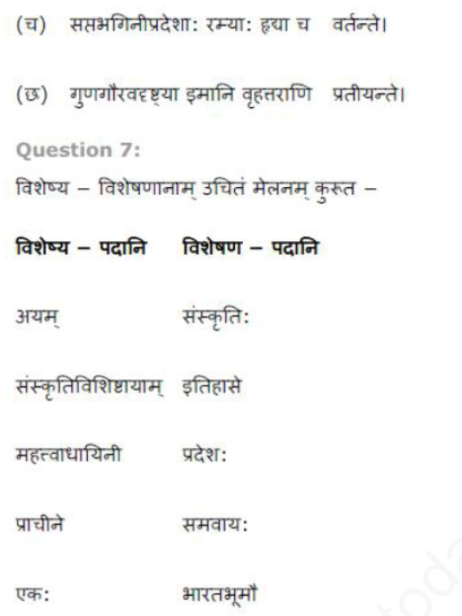 ncert-solutions-class-8-sanskrit-chapter-9-saptbhgeny