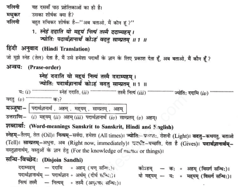 ncert-solutions-class-9-sanskrit-chapter-10-kohn-vadtu-saptrtam