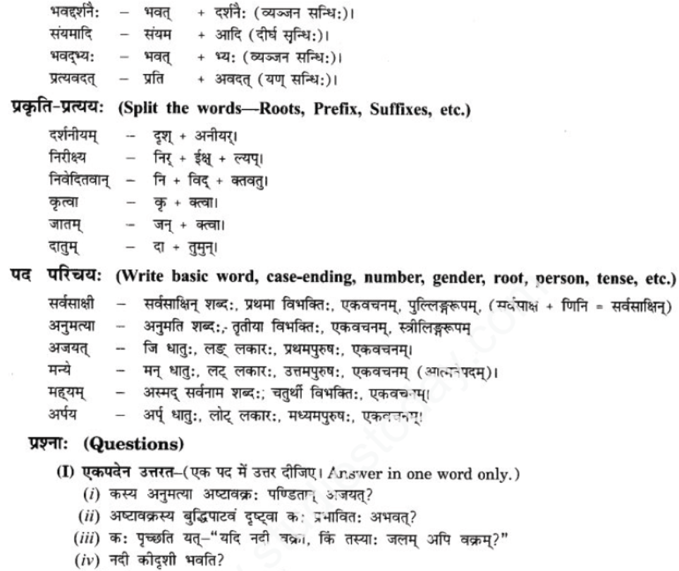 ncert-solutions-class-9-sanskrit-chapter-11-na-dharmvraddhushu-vy-smishyate