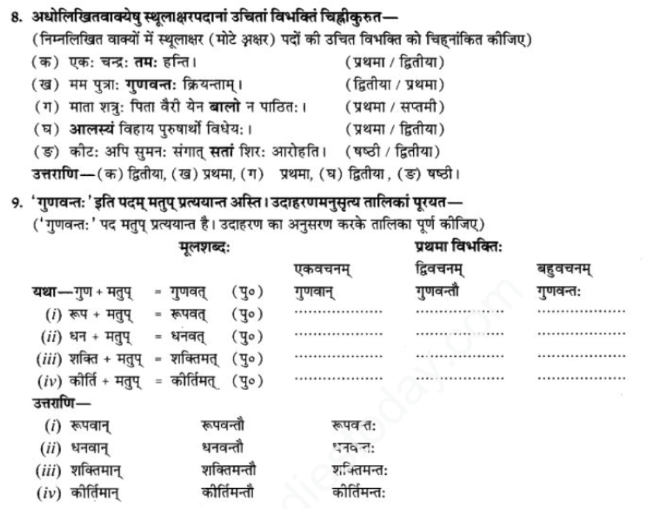 ncert-solutions-class-9-sanskrit-chapter-12-kavyami-kavyami-yami﻿