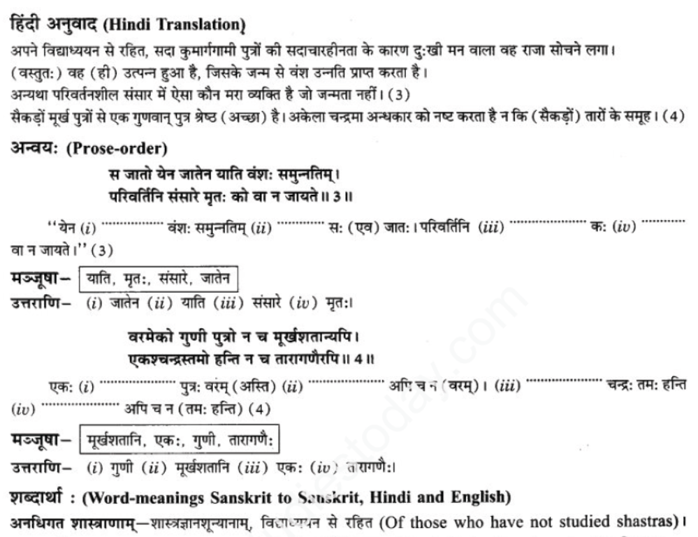 ncert-solutions-class-9-sanskrit-chapter-12-kavyami-kavyami-yami﻿