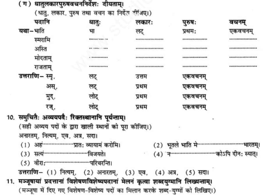 ncert-solutions-class-9-sanskrit-chapter-14-bhartenasit-me-jeevan-jeevanam