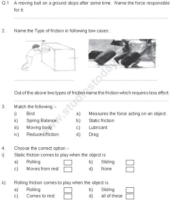 ""CBSE-Class-8-Science-Friction-Worksheet-Set-B