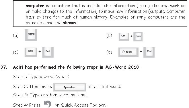 ""CBSE-Class-3-Computer-MS-Word-MCQs-8