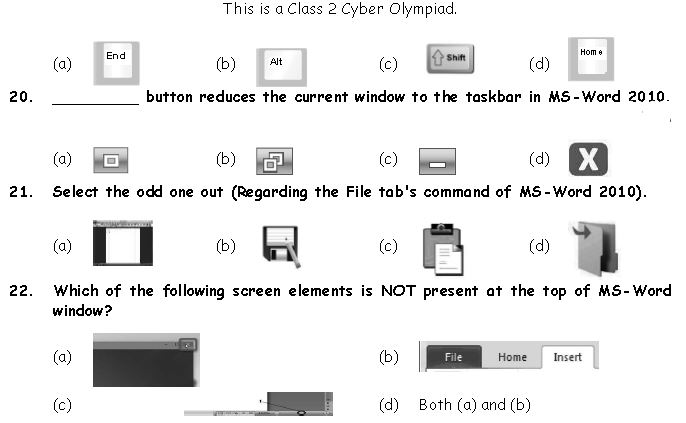 ""CBSE-Class-3-Computer-MS-Word-MCQs