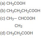 CBSE Class 12 Chemistry Aldehydes Ketones and Carboxylic Acids MCQs Set B