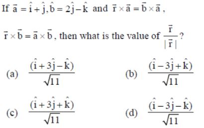 CBSE-Class-12-Mathematics-Vectors-Algebra-MCQs-Set-B-15