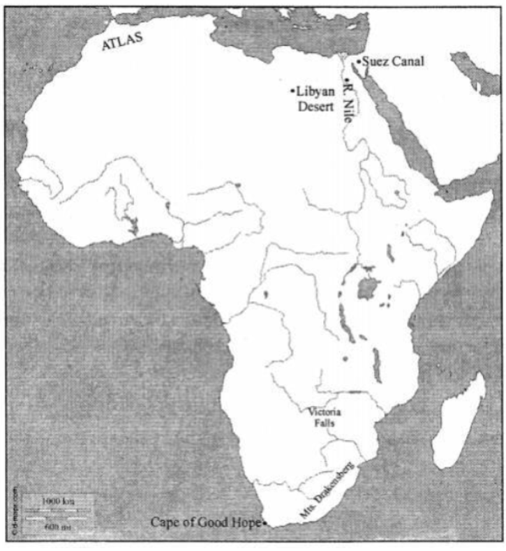 Voyage-Solutions-for-ICSE-Class-7-Geography-Chapter-14-Africa-Location-Area-Political-Physical-Features-1