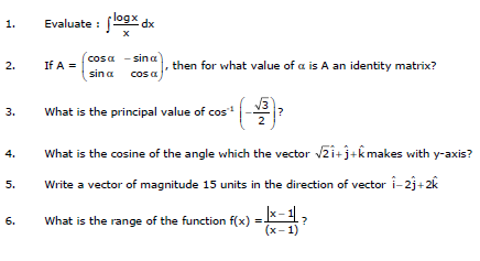 CBSE _Class _12 Maths_Question_Paper_2