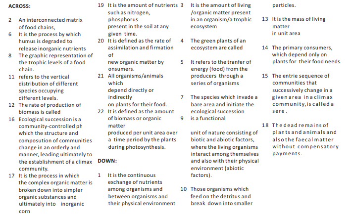 CBSE_CLASS-12_BIOLOGY_ECOSYSTEM_CEOSS_WORD_2