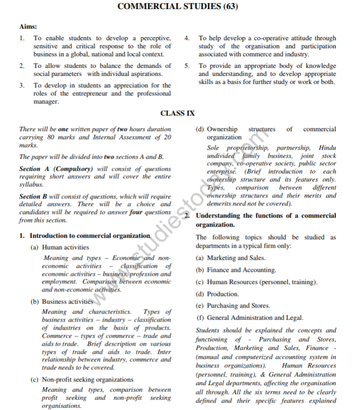 Class_10_Commercial_Studies_Syllabus_2