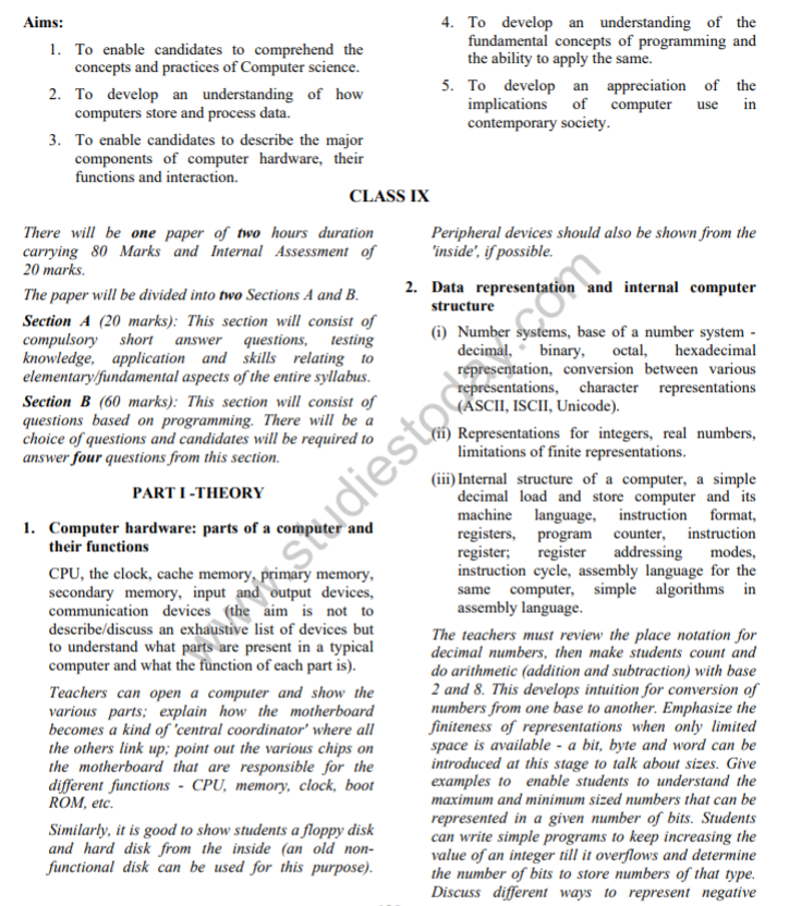 Class_10_Computer_Science_Syllabus_1