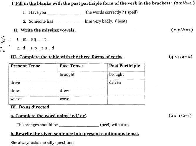 Class_5_English_Question_Paper_4