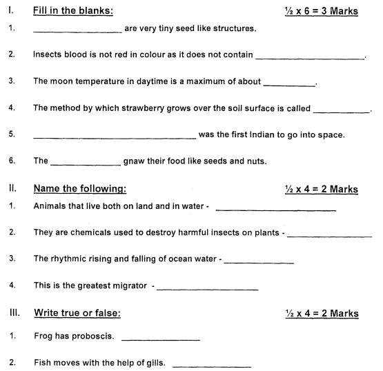 Class_5_Science_Question_Paper_3