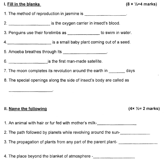 Class_5_Science_Question_Paper_4